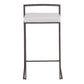 Fuji Stacker 26" Fixed-Height Counter Stool - Set of 3 By LumiSource - B26-FUJIPU ANBK3 | Counter Stools | Modishstore - 22