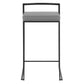 Fuji Stacker 26" Fixed-Height Counter Stool - Set of 3 By LumiSource - B26-FUJIPU BKBK3 | Counter Stools | Modishstore - 19