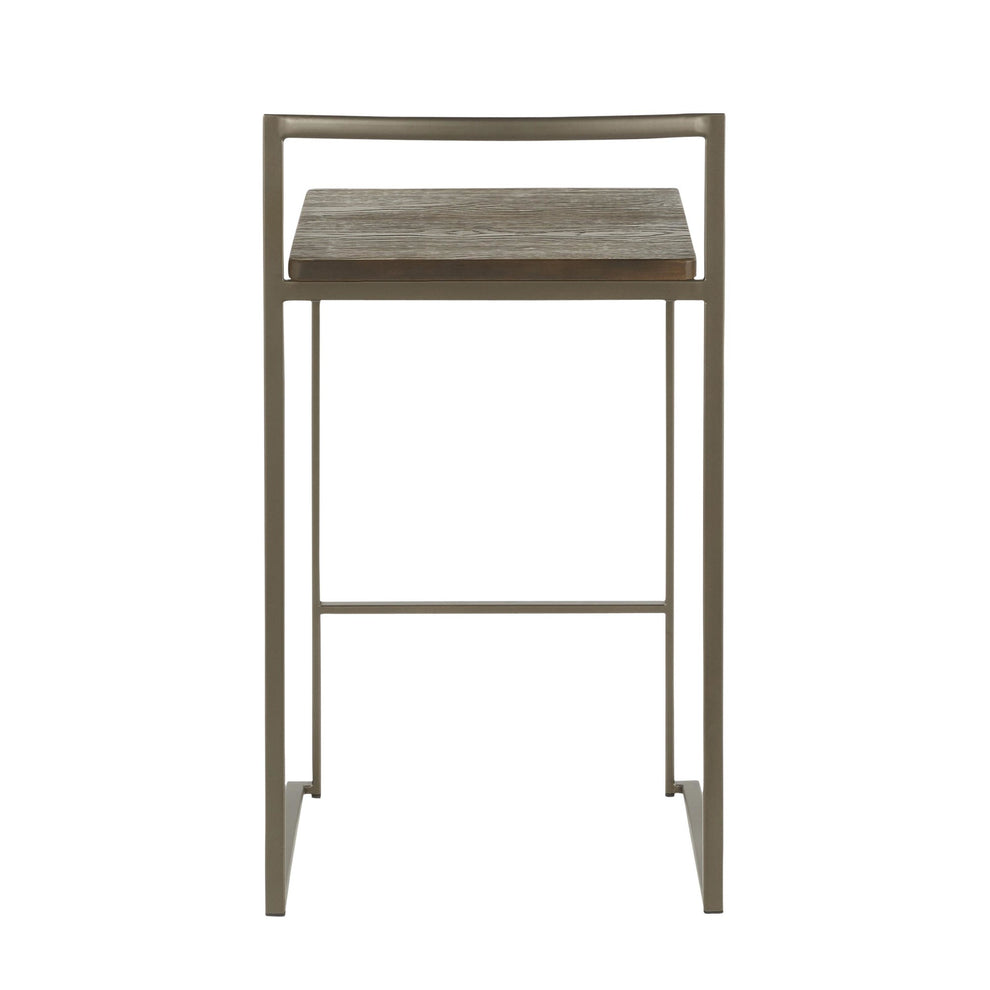 Fuji Stacker 26" Fixed-Height Counter Stool - Set of 3 By LumiSource - B26-FUJI ANE3 | Counter Stools | Modishstore - 10