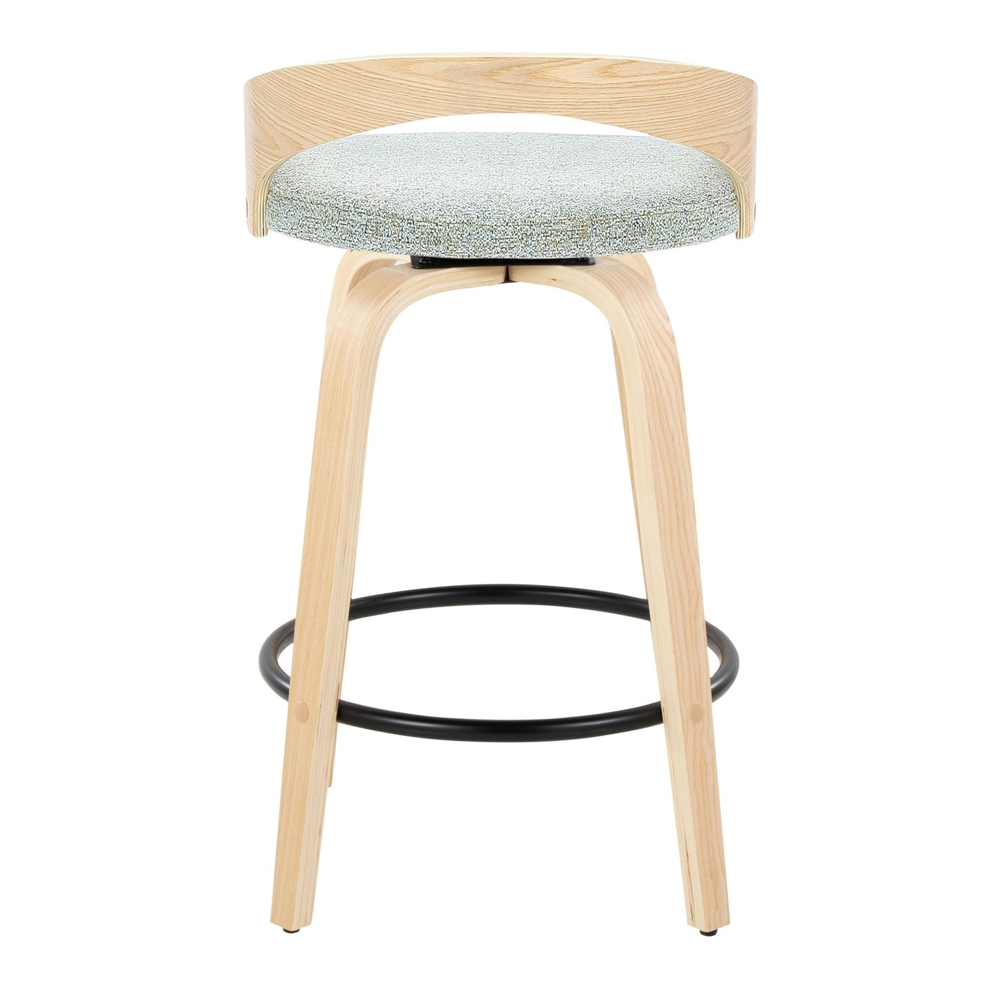 Grotto 26" Fixed-Height Counter Stool - Set of 2 By LumiSource - B26-GROTTO-GRTZQ2 NANAGN2 | Counter Stools | Modishstore - 8