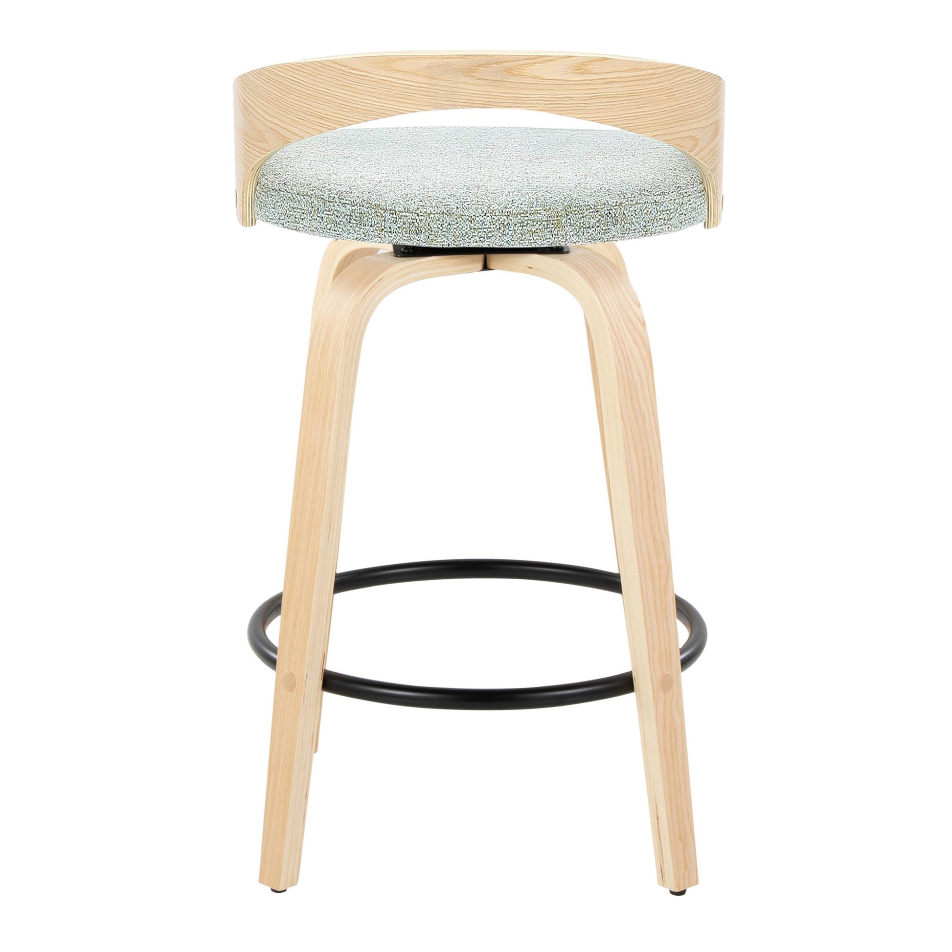Grotto 26" Fixed-Height Counter Stool - Set of 2 By LumiSource - B26-GROTTO-GRTZQ2 NANAGN2 | Counter Stools | Modishstore - 8
