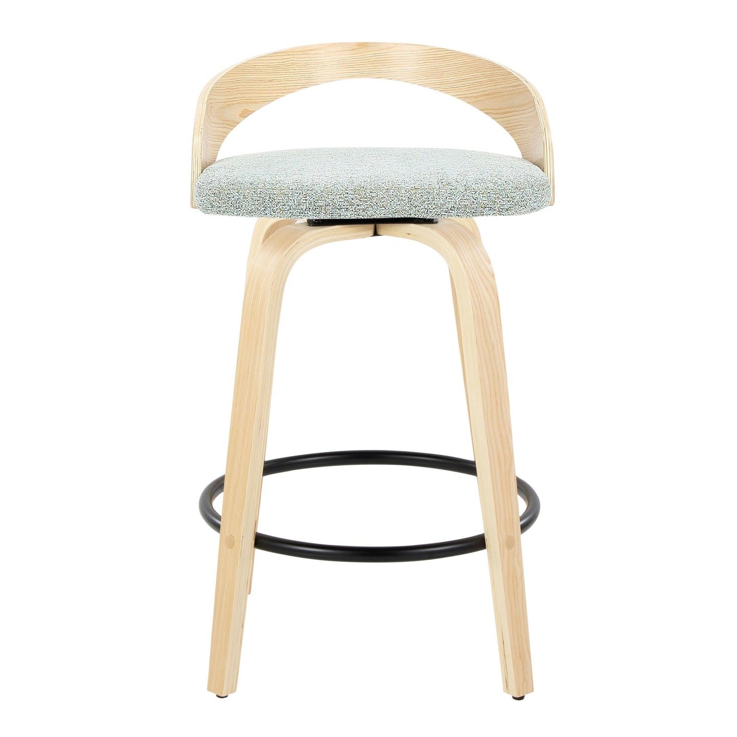 Grotto 26" Fixed-Height Counter Stool - Set of 2 By LumiSource - B26-GROTTO-GRTZQ2 NANAGN2 | Counter Stools | Modishstore - 7