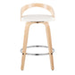 Grotto 26" Fixed-Height Counter Stool - Set of 2 By LumiSource - B26-GROTTOPU-GRTZR2 NANABN2 | Counter Stools | Modishstore - 29