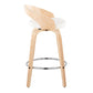 Grotto 26" Fixed-Height Counter Stool - Set of 2 By LumiSource - B26-GROTTOPU-GRTZR2 NANABN2 | Counter Stools | Modishstore - 27
