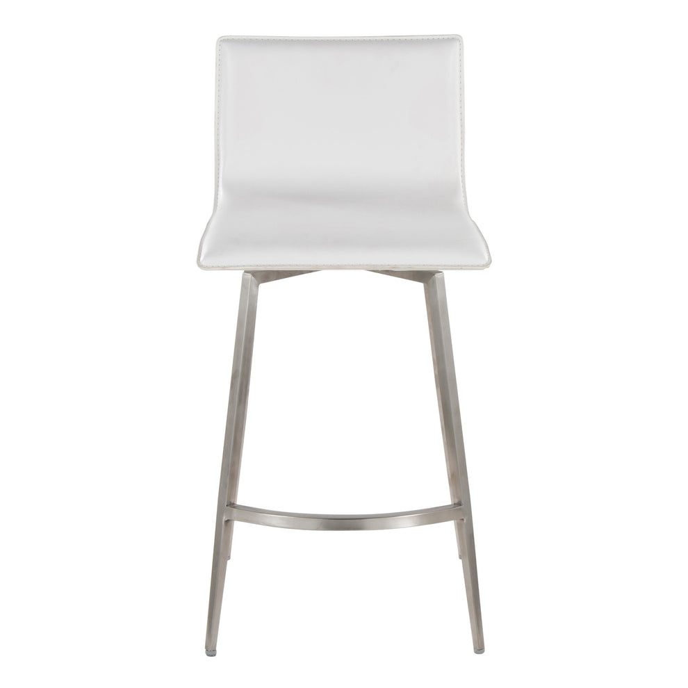 Mara Upholstered 26" Fixed-Height Counter Stool - Set of 2 By LumiSource - B26-MARAUP-MSNZ2 SSW2 | Counter Stools | Modishstore - 9