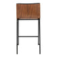 Mason Mara 26" Fixed-Height Counter Stool - Set of 2 By LumiSource - B26-MASONPU-MARA1 BKWLBK2 | Counter Stools | Modishstore - 8