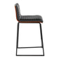 Mason Mara 26" Fixed-Height Counter Stool - Set of 2 By LumiSource - B26-MASONPU-MARA1 BKWLBK2 | Counter Stools | Modishstore - 5