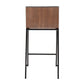 Mason Mara 26" Fixed-Height Counter Stool - Set of 2 By LumiSource - B26-MASONPU-MARA1 BKWLBK2 | Counter Stools | Modishstore - 16