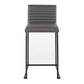 Mason Mara 26" Fixed-Height Counter Stool - Set of 2 By LumiSource - B26-MASONPU-MARA1 BKWLBK2 | Counter Stools | Modishstore - 15