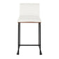 Mason Mara 26" Fixed-Height Counter Stool - Set of 2 By LumiSource - B26-MASONPU-MARA1 BKWLBK2 | Counter Stools | Modishstore - 23
