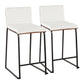 Mason Mara 26" Fixed-Height Counter Stool - Set of 2 By LumiSource - B26-MASONPU-MARA1 BKWLBK2 | Counter Stools | Modishstore - 19