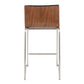 Mason Mara 26" Fixed-Height Counter Stool - Set of 2 By LumiSource - B26-MASONPU-MARA1 BKWLBK2 | Counter Stools | Modishstore - 30