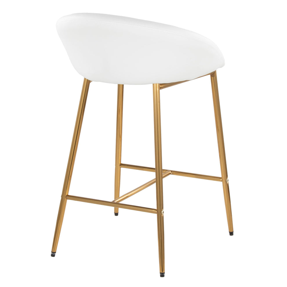 Matisse 26" Fixed-Height Counter Stool - Set of 2 By LumiSource - B26-MATSEPU AUW2 | Counter Stools | Modishstore - 6
