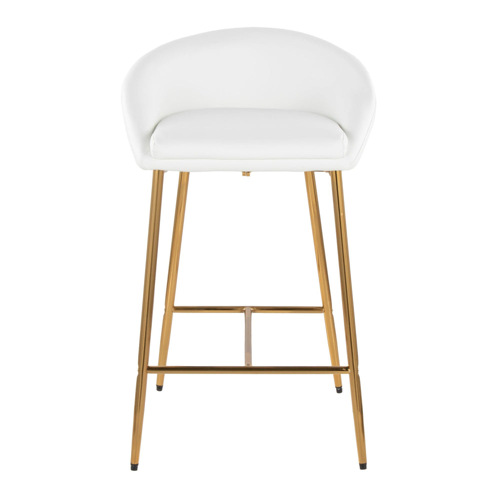 Matisse 26" Fixed-Height Counter Stool - Set of 2 By LumiSource - B26-MATSEPU AUW2 | Counter Stools | Modishstore - 7