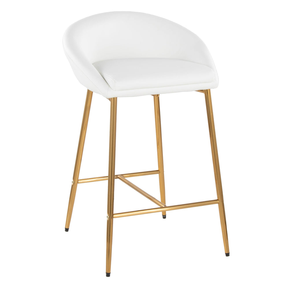 Matisse 26" Fixed-Height Counter Stool - Set of 2 By LumiSource - B26-MATSEPU AUW2 | Counter Stools | Modishstore - 4