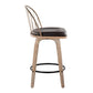 Riley 26" Fixed-Height Counter Stool - Set of 2 By LumiSource - B26-RILEYPU-GRTZQ2 WWANCUWW2 | Counter Stools | Modishstore - 3