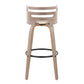 Cosini 30" Fixed-Height Barstool - Set of 2 By LumiSource - B30-COSIPU-GRTZQ2 LGYLGYBK2 | Bar Stools | Modishstore - 20