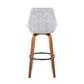 Diana 30" Fixed-Height Barstool - Set of 2 By LumiSource - B30-DIANACOR-GRTZQ2 WLGY2 | Bar Stools | Modishstore - 10