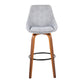 Diana 30" Fixed-Height Barstool - Set of 2 By LumiSource - B30-DIANACOR-GRTZQ2 WLGY2 | Bar Stools | Modishstore - 9