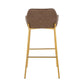 Daniella 30" Fixed-Height Barstool - Set of 2 By LumiSource - B30-DNLAPU2 AUE2 | Bar Stools | Modishstore - 7