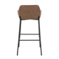 Daniella 30" Fixed-Height Barstool - Set of 2 By LumiSource - B30-DNLAPU2 AUE2 | Bar Stools | Modishstore - 15