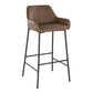Daniella 30" Fixed-Height Barstool - Set of 2 By LumiSource - B30-DNLAPU2 AUE2 | Bar Stools | Modishstore - 11