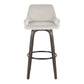 Daniella 30" Fixed-Height Barstool - Set of 2 By LumiSource - B30-DNLAV-GRTZQ2 BNBK2 | Bar Stools | Modishstore - 19