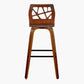 Folia 30" Fixed-Height Barstool - Set of 2 By LumiSource - B30-FOLIAFB-GRTZQ2 LGYLGYLGY2 | Bar Stools | Modishstore - 21