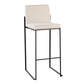 Fuji High Back 30" Fixed-Height Barstool - Set of 3 By LumiSource - B30-FUJIHBFB BKBG3 | Bar Stools | Modishstore - 3