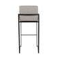 Fuji High Back 30" Fixed-Height Barstool - Set of 3 By LumiSource - B30-FUJIHBFB BKBG3 | Bar Stools | Modishstore - 15