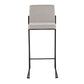 Fuji High Back 30" Fixed-Height Barstool - Set of 3 By LumiSource - B30-FUJIHBFB BKBG3 | Bar Stools | Modishstore - 14