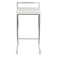 Fuji Stacker 30" Fixed-Height Barstool - Set of 3 By LumiSource - B30-FUJIPU SSBK3 | Bar Stools | Modishstore - 23