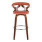Gardenia 30" Fixed-Height Barstool - Set of 2 By LumiSource - B30-GARDFB-GRTZR2 WLWLCHAR2 | Bar Stools | Modishstore - 29