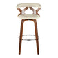 Gardenia 30" Fixed-Height Barstool - Set of 2 By LumiSource - B30-GARDPU-GRTZR2 WLWLCR2 | Bar Stools | Modishstore - 9