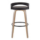 Grotto 30" Fixed-Height Barstool - Set of 2 By LumiSource - B30-GROTTOPU-GRTZR2 NANABN2 | Bar Stools | Modishstore - 40