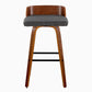 Maya 30" Fixed-Height Barstool - Set of 2 By LumiSource - B30-MAYAFB-GRTZX2 WLWLCHAR2 | Bar Stools | Modishstore - 9