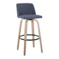 Toriano 30" Fixed-Height Barstool - Set of 2 By LumiSource - B30-TRNOFB-GRTZQ2 WWBU2 | Bar Stools | Modishstore - 7
