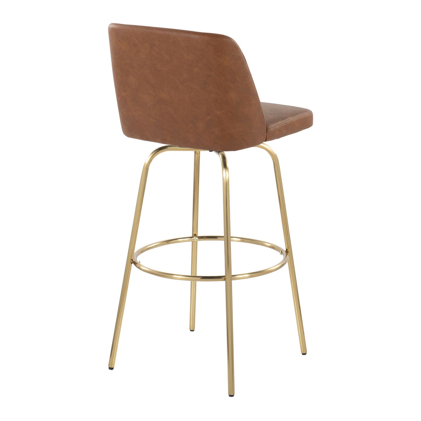 Toriano 30" Fixed-Height Barstool - Set of 2 By LumiSource - B30-TRNOPU-CLARZG2 AUCAM2 | Bar Stools | Modishstore - 8