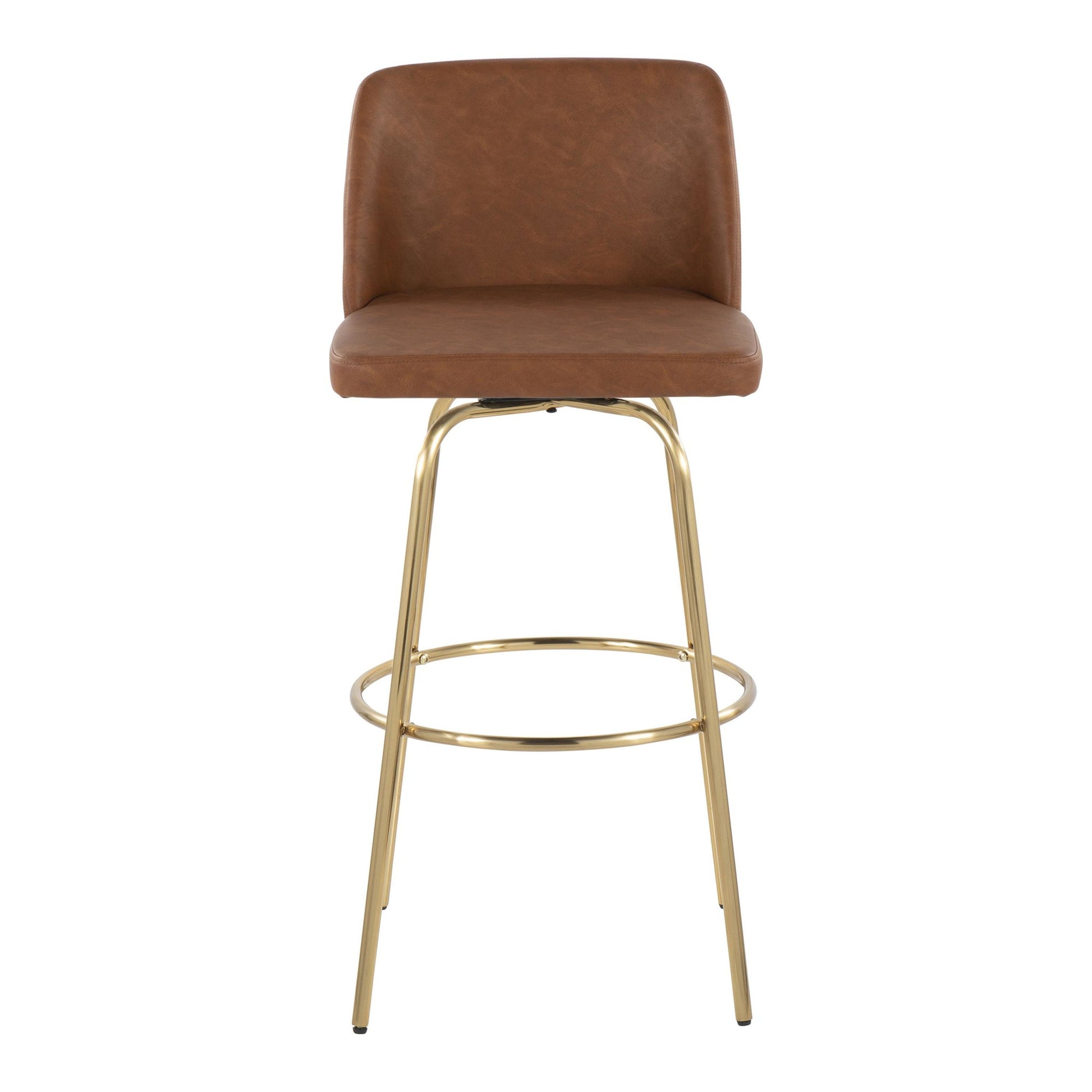 Toriano 30" Fixed-Height Barstool - Set of 2 By LumiSource - B30-TRNOPU-CLARZG2 AUCAM2 | Bar Stools | Modishstore - 9