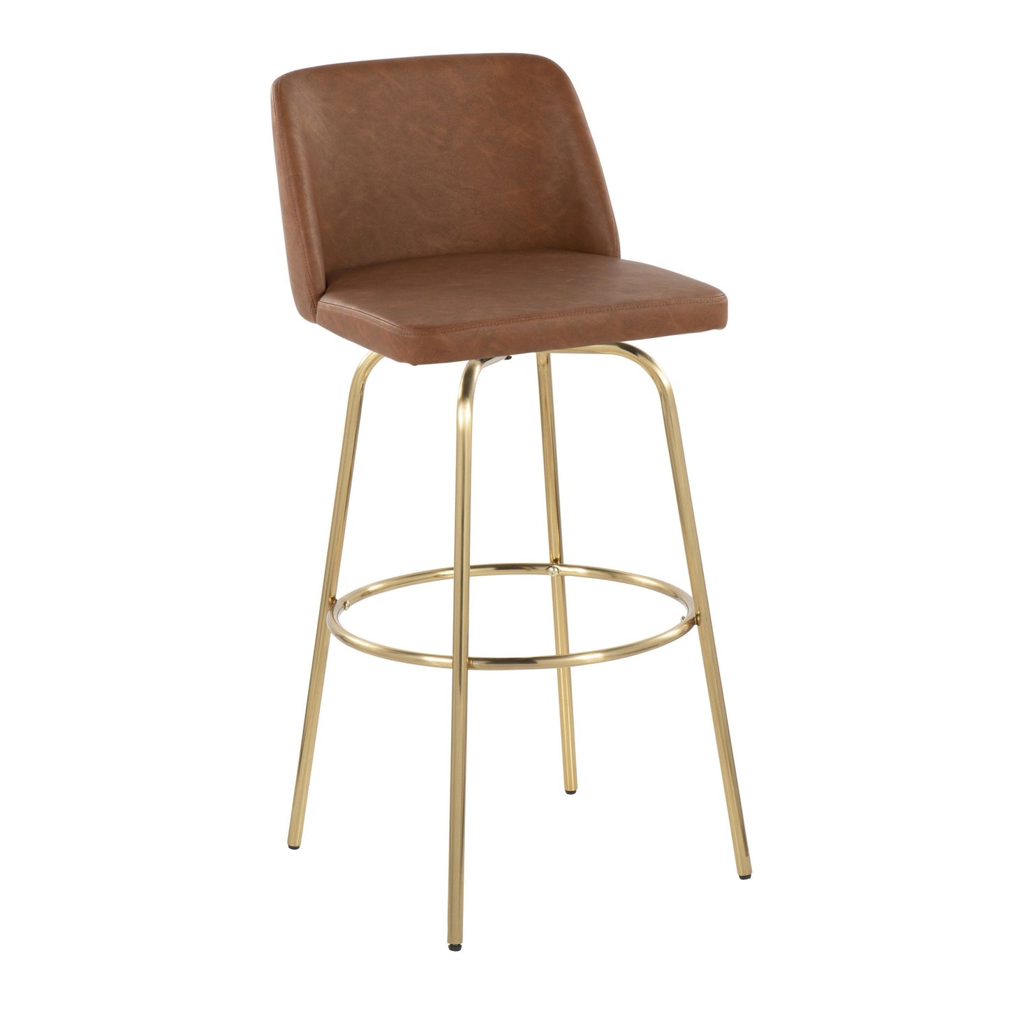 Toriano 30" Fixed-Height Barstool - Set of 2 By LumiSource - B30-TRNOPU-CLARZG2 AUCAM2 | Bar Stools | Modishstore - 6