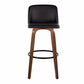 Toriano 30" Fixed-Height Barstool - Set of 2 By LumiSource - B30-TRNOFB-GRTZQ2 WLGY2 | Bar Stools | Modishstore - 19