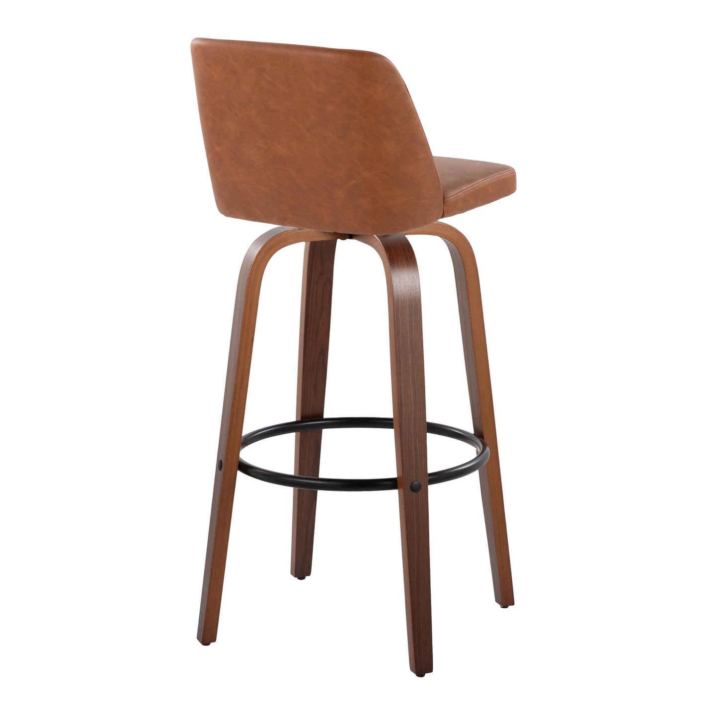 Toriano 30" Fixed-Height Barstool - Set of 2 By LumiSource - B30-TRNOPU-GRTZQ2 WLCAM2 | Bar Stools | Modishstore - 8