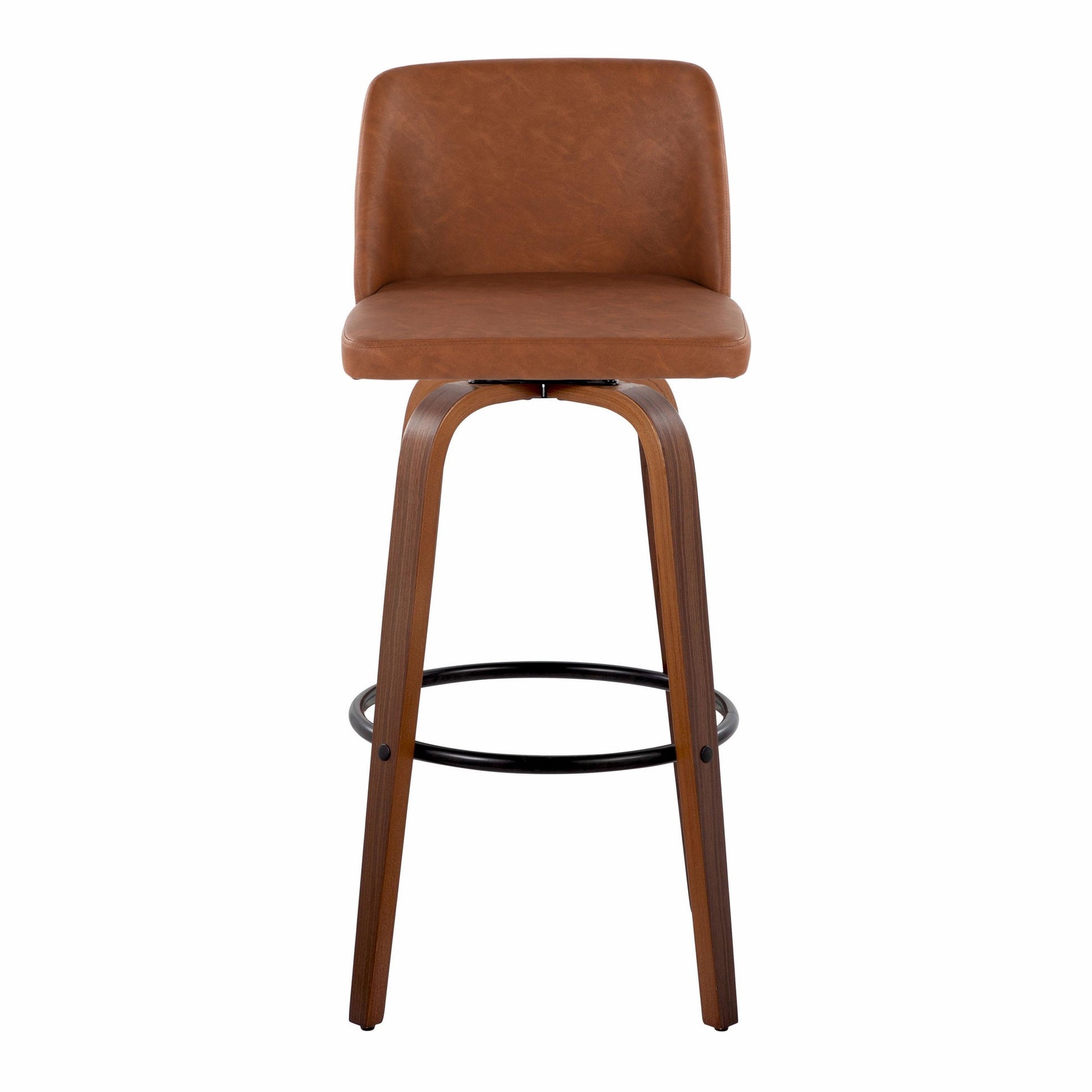 Toriano 30" Fixed-Height Barstool - Set of 2 By LumiSource - B30-TRNOPU-GRTZQ2 WLCAM2 | Bar Stools | Modishstore - 9