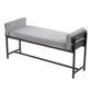 Kari Bench By LumiSource - BC18-KARI2 BKGYCR1 | Benches | Modishstore - 12
