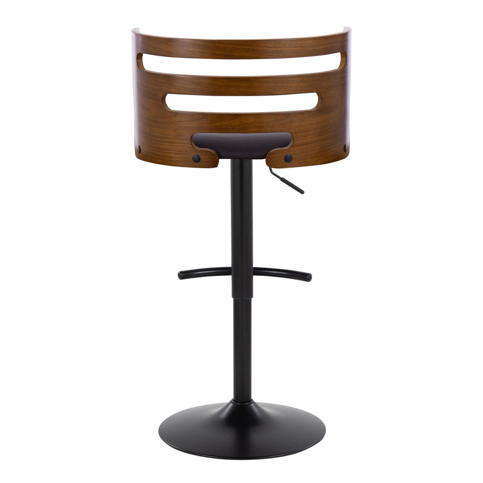 Cosi Adjustable Barstool - Set of 2 By LumiSource - BS-COSIPU-RT2 BKWLBN2 | Bar Stools | Modishstore - 10