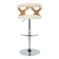 Gardenia Adjustable Barstool - Set of 2 By LumiSource - BS-GARDPU-RT2 CHRNACR2 | Bar Stools | Modishstore - 39