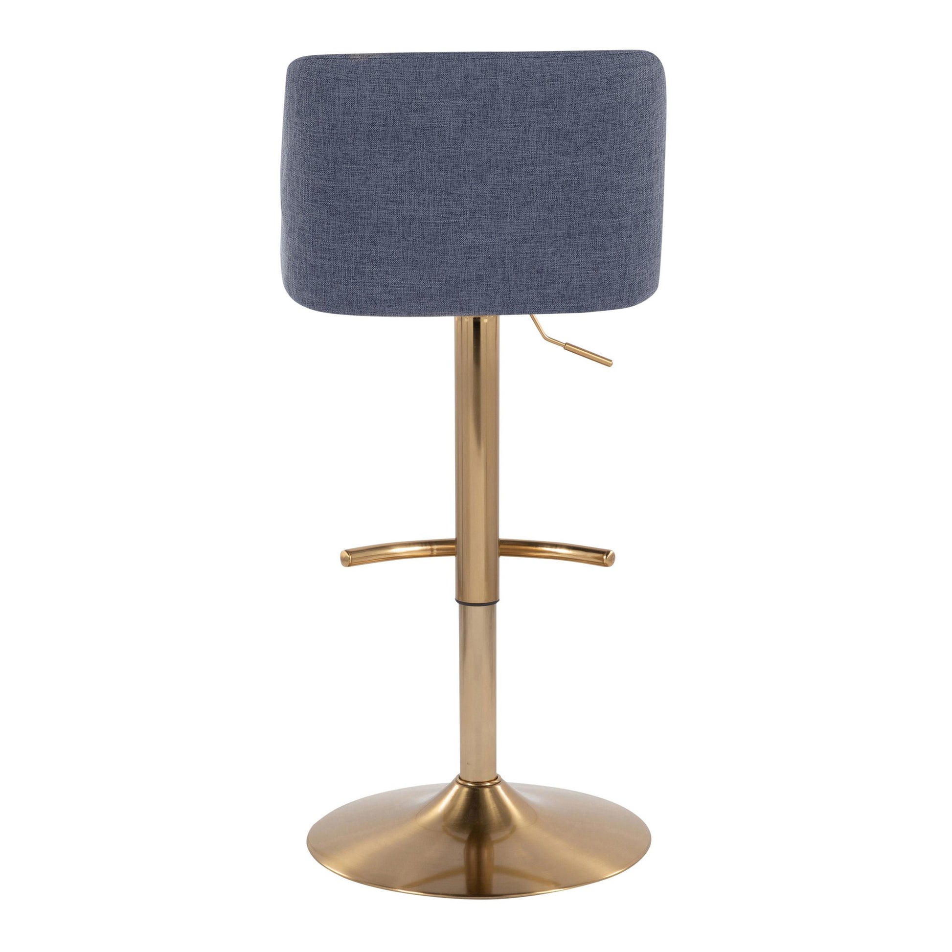 Toriano Adjustable Barstool - Set of 2 By LumiSource - BS-TRNOFB-RT2 AUBU2 | Bar Stools | Modishstore - 7