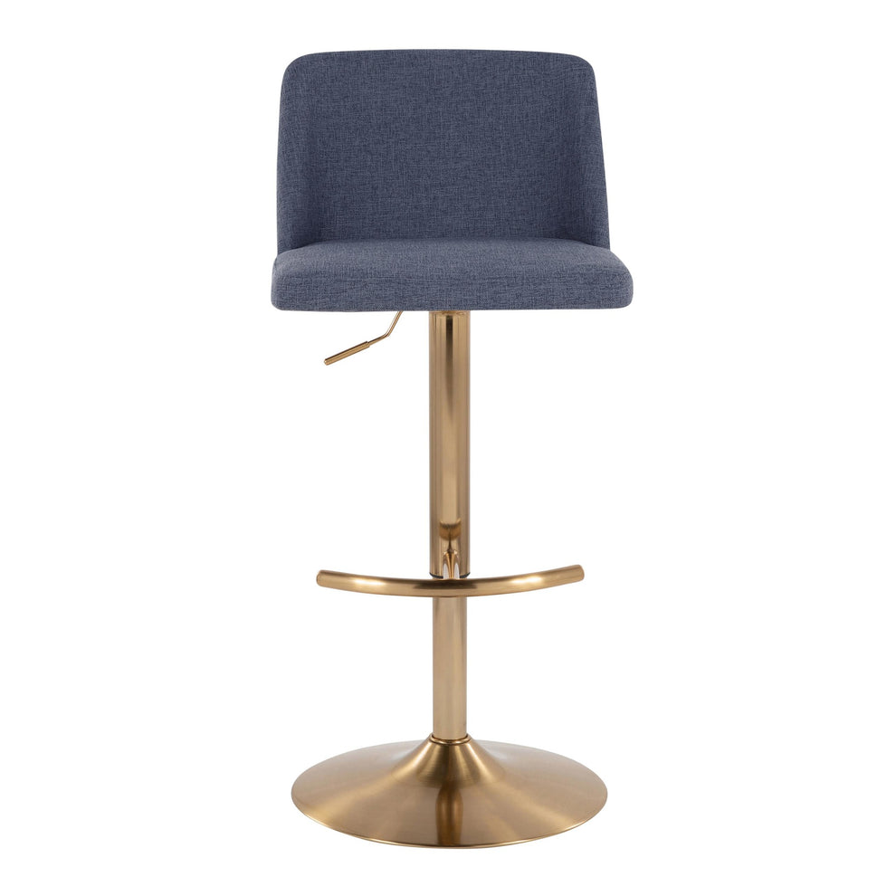 Toriano Adjustable Barstool - Set of 2 By LumiSource - BS-TRNOFB-RT2 AUBU2 | Bar Stools | Modishstore - 6