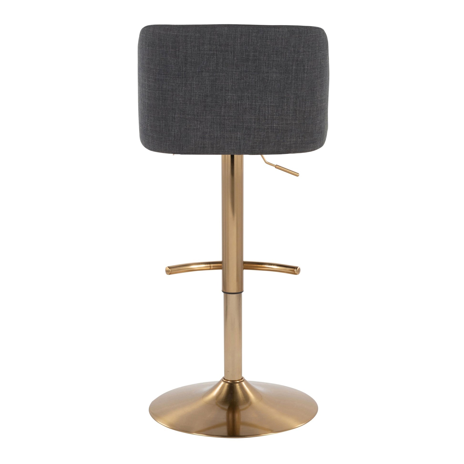 Toriano Adjustable Barstool - Set of 2 By LumiSource - BS-TRNOFB-RT2 AUBU2 | Bar Stools | Modishstore - 14