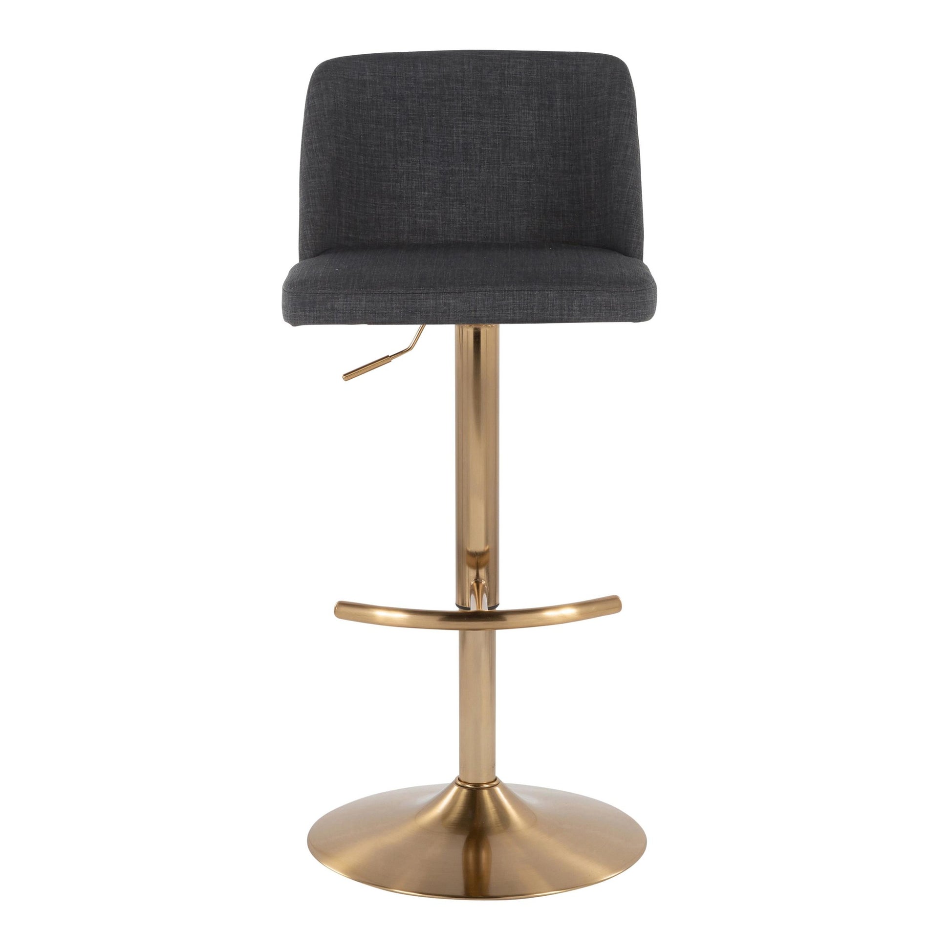 Toriano Adjustable Barstool - Set of 2 By LumiSource - BS-TRNOFB-RT2 AUBU2 | Bar Stools | Modishstore - 13